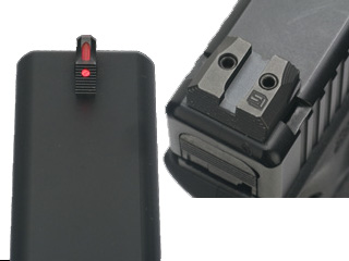 GunsModify SAI Style Steel Fiber Optic Sight TM/WE Glocks