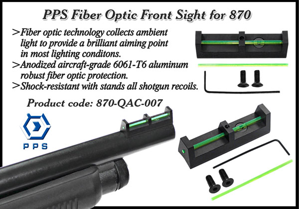PPS Fiber Optic Front Sight M870