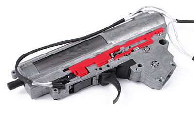 King Arms M120 V3 Complete Gearbox - AK - Front