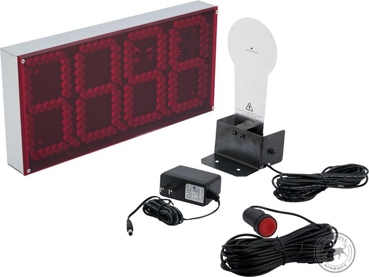 Mad Bull Airsoft Extra Large IPSC Timer with Stop Plate