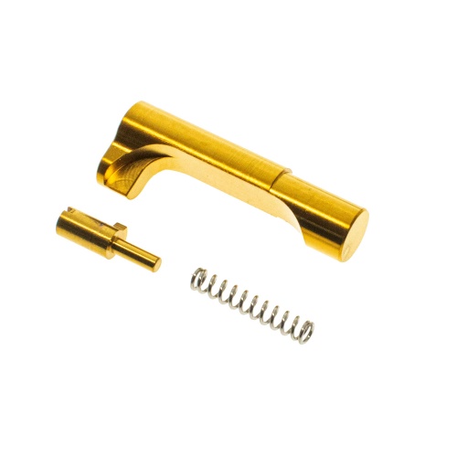 CowCow Match Grade Stainless Mag Release Hi-CAPA Gold