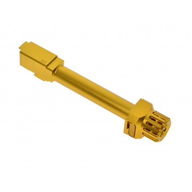CowCow Fast Lock Compensator Barrel Set Marui G17/G18C Gold - Click Image to Close