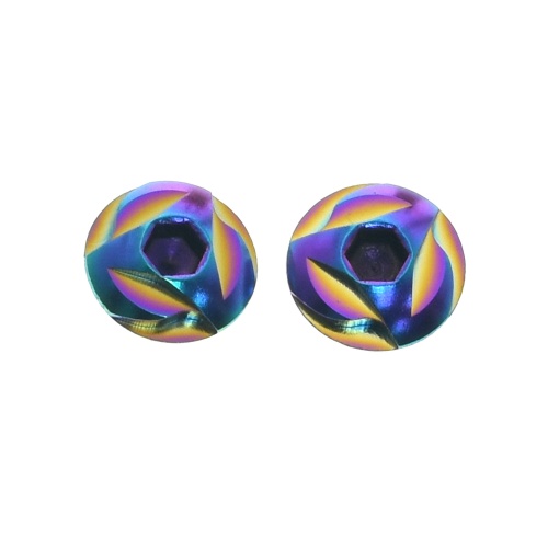 CowCow Hi-CAPA Stainless Steel Grip Screws Rainbow