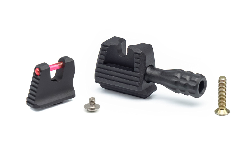 TTI Fiber Optic High Sights w/Charging Handle TM Glocks/TP22