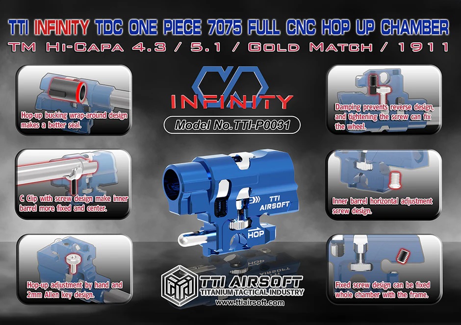 TTI INFINITY TDC Hop-Up Hi-CAPA/1911 RED