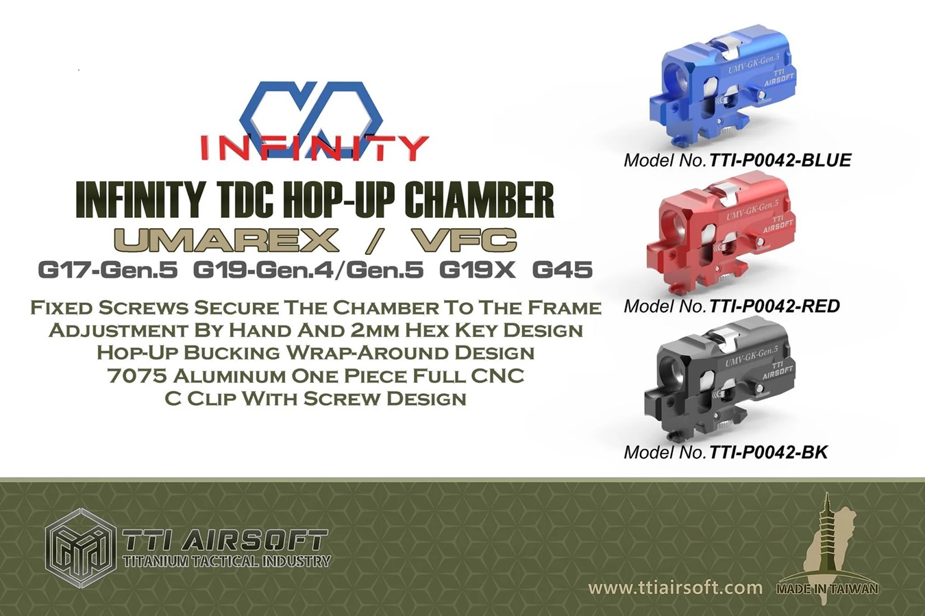 TTI INFINITY TDC Hop-Up UMRX/VFC G-Series RED