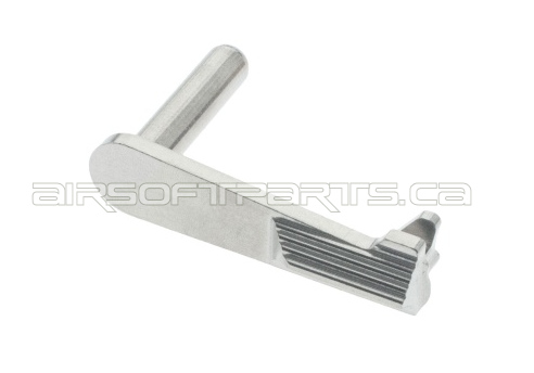 CowCow Match Grade Stainless Steel Slide Stop Hi-CAPA Silver