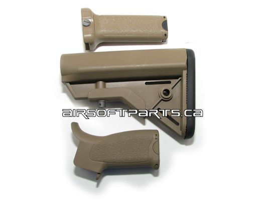 DYTAC BR CERAKOTE SOPMOD M4 STOCK SET w/Grips DE