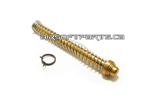 GunsModify 125% SS Recoil Spring Guide Set - G17/G18C GOLD - Click Image to Close