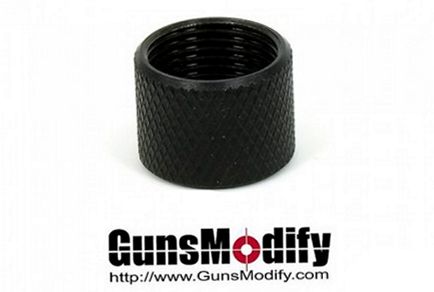 Gunsmodify Steel Barrel Thread Protector 14mmCW - Click Image to Close