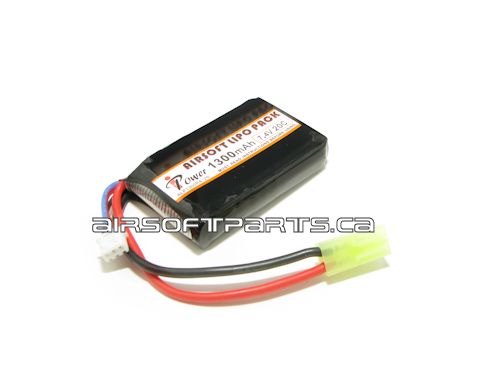 iPower 7.4v 20C 1300mah Li-Po Mini Brick - Click Image to Close