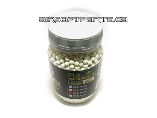 Mad Bull .30g BIO Green Tracer BB - 2000 Count Bottle