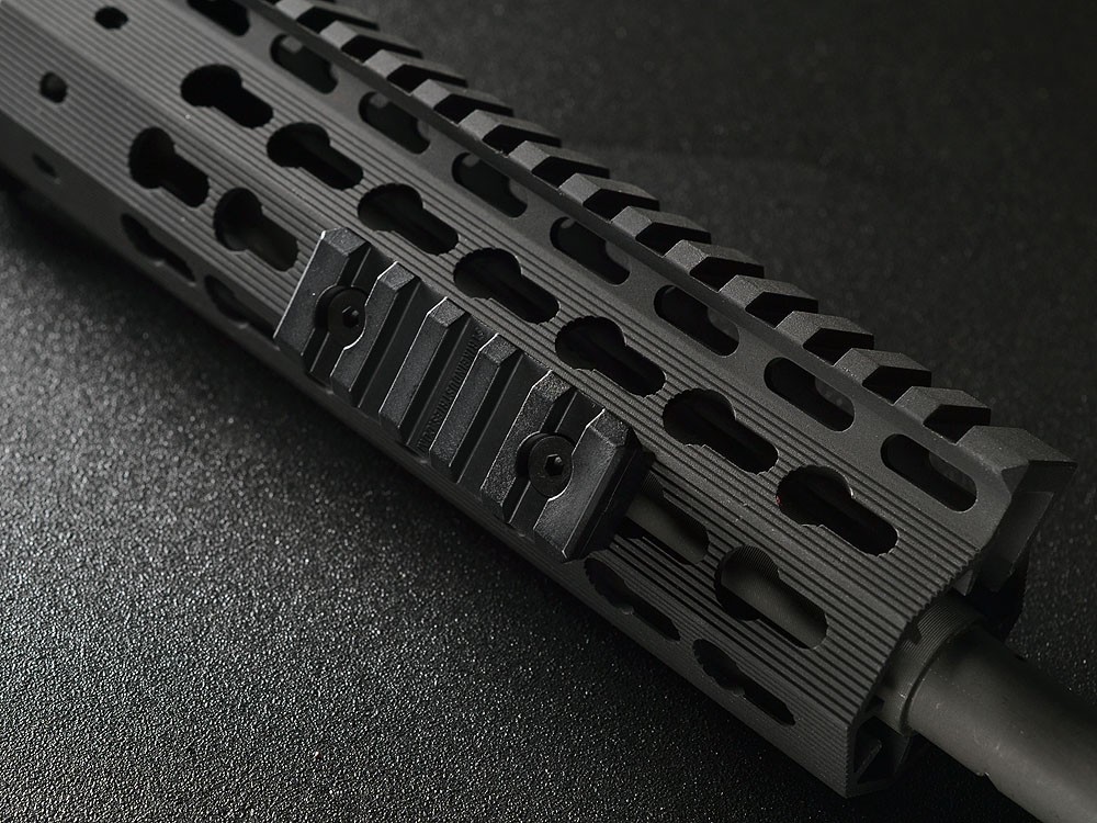 Mad Bull Strike Industries 5-Slot KeyMod Rails 2pc - Click Image to Close