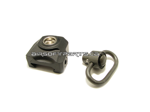 QD Quick Release Sling Swivel Black - Click Image to Close