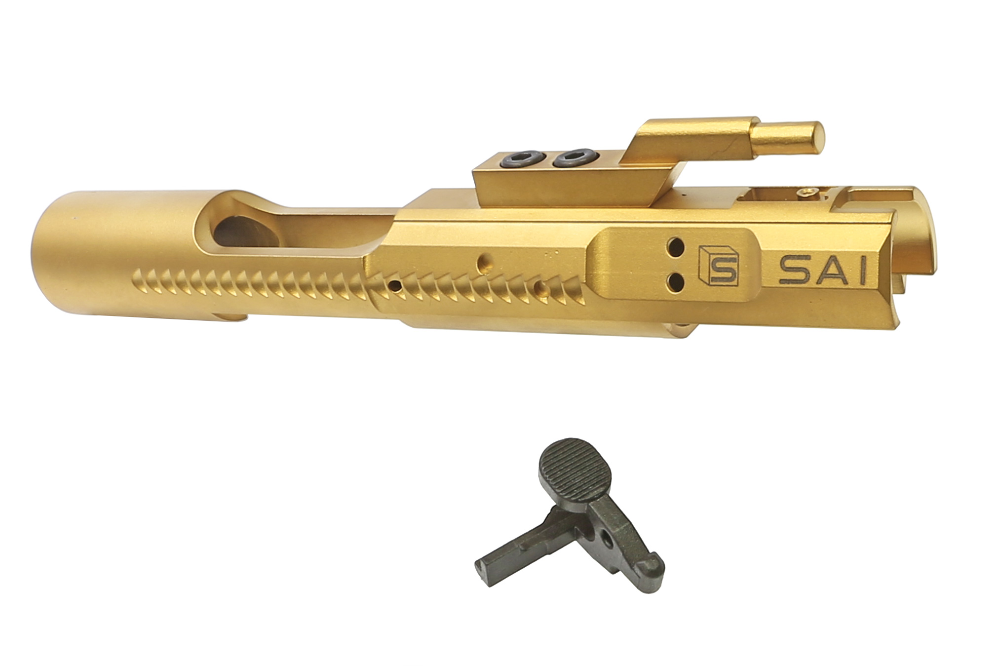 RA-Tech EMG SAI Steel Bolt Carrier WE M4 GOLD - Click Image to Close