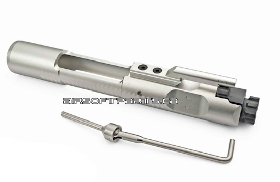 RA-TECH CNC Bolt Carrier w/NPAS Composite Nozzle GHK M4 SILVER